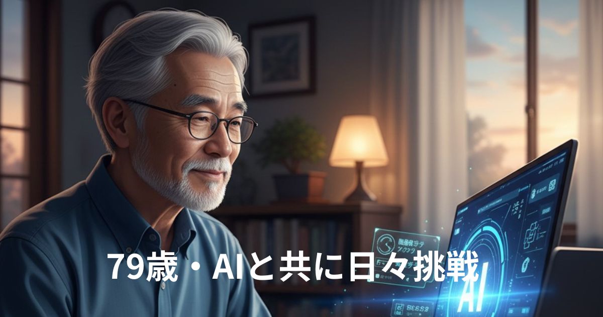 79歳・AIと共に日々挑戦