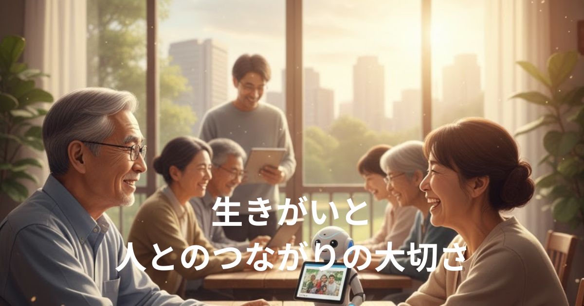 生きがいと人とのつながりの画像