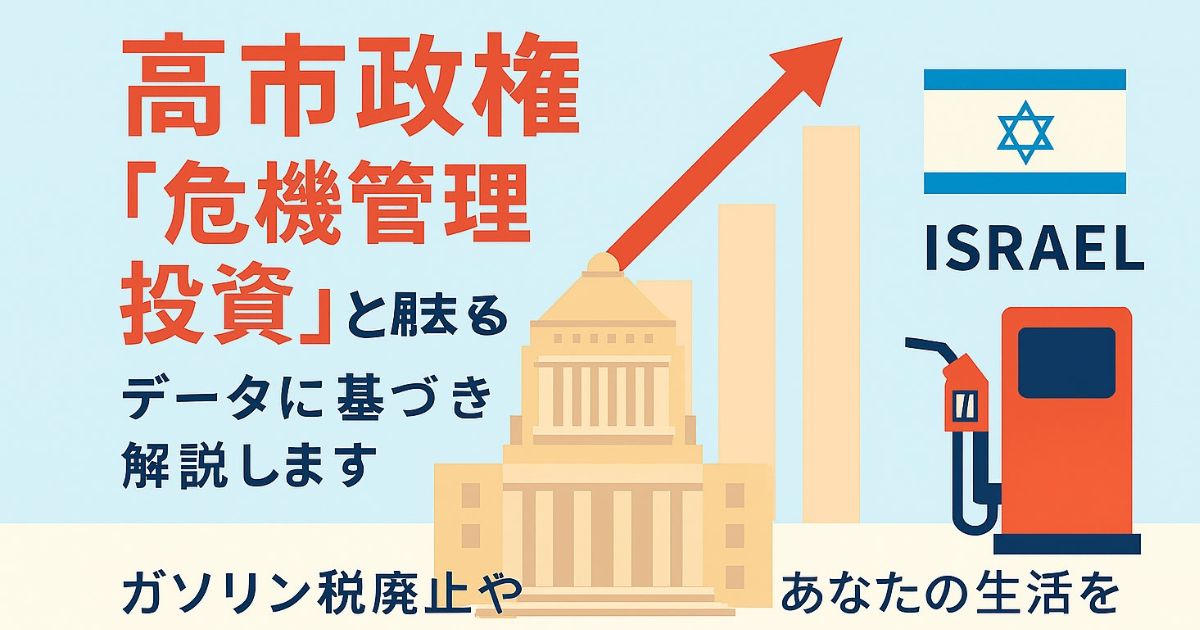 物価高、安全保障の不安|高市政権が掲げる「危機管理投資」