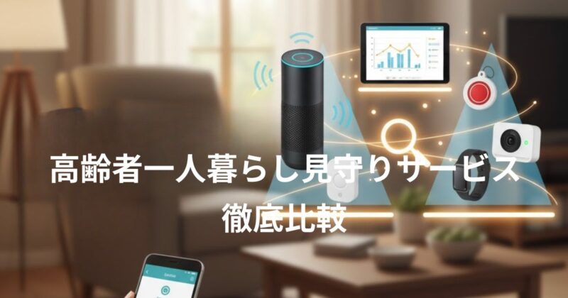 高齢者一人暮らし見守りサービス
徹底比較のイメージ画像