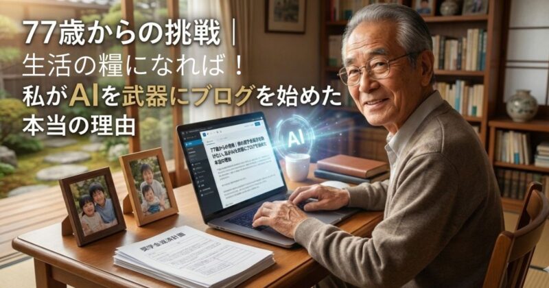 後期高齢者 AIと共に!のイメージ画像