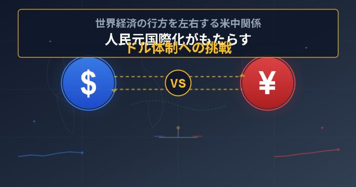 人民元国際化がもたらすドル体制への挑戦のイメージ画像