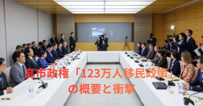 高市政権の移民123万人計画に潜む罠のイメージ画像