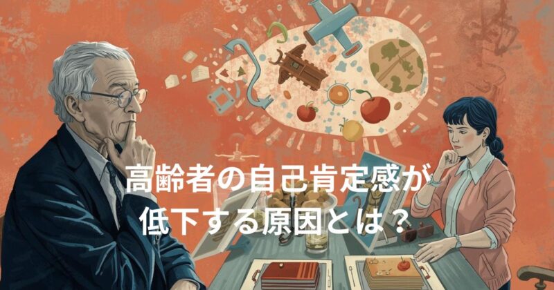高齢者の自己肯定感が低下する原因とは？のイメージ画像