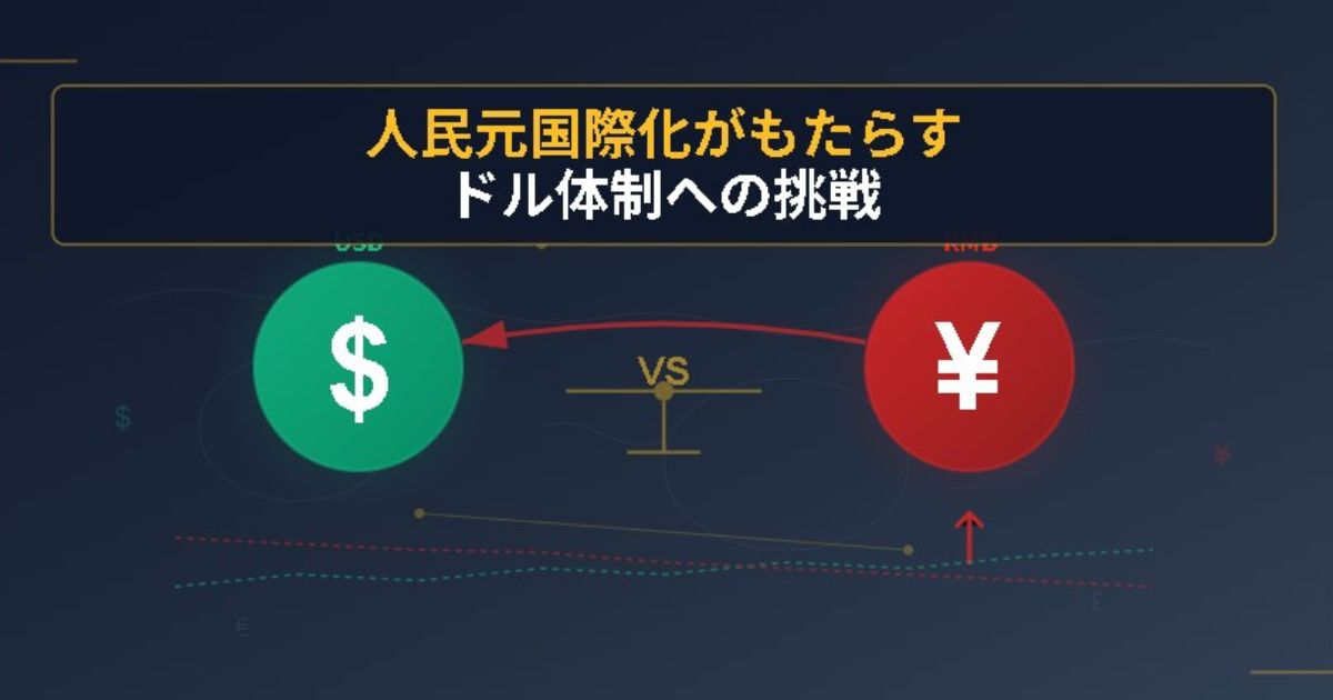 人民元国際化がもたらすドル体制への挑戦のイメージ画像