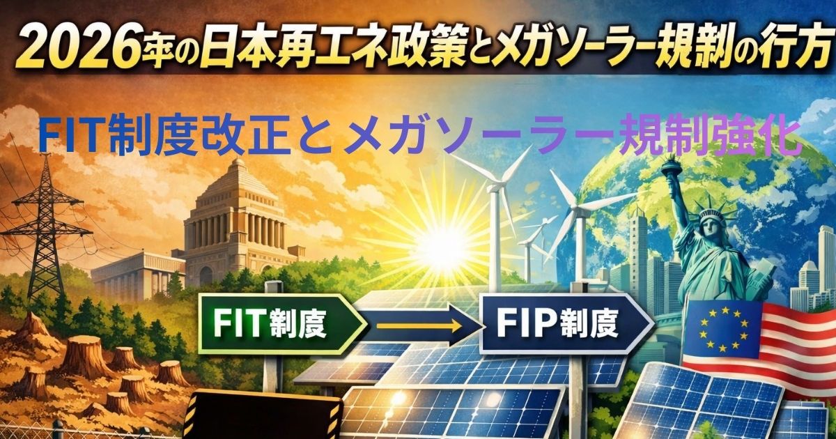 日本の再エネ政策はどこへ向かうのか？のイメージ画像