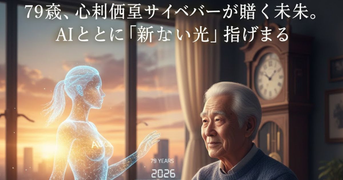 79歳の後期高齢者AIと共に前進するのイメージ画像