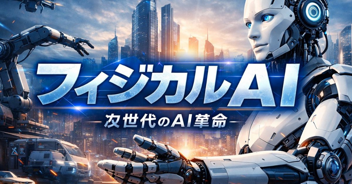 フィジカルAIとは？生成AIとの違いから実用例までのイメージ画像