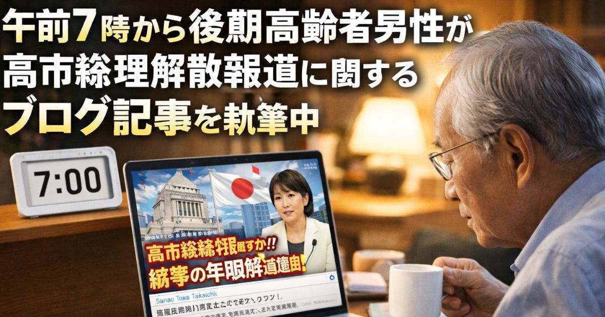 人生を再起動した後期高齢者のイメージ画像