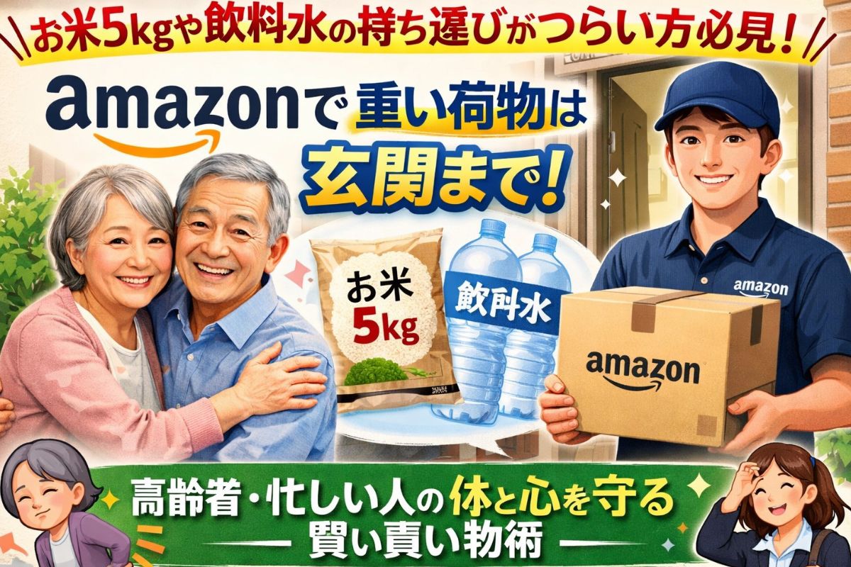 重い米・飲料水はもう持たない！のイメージ画像