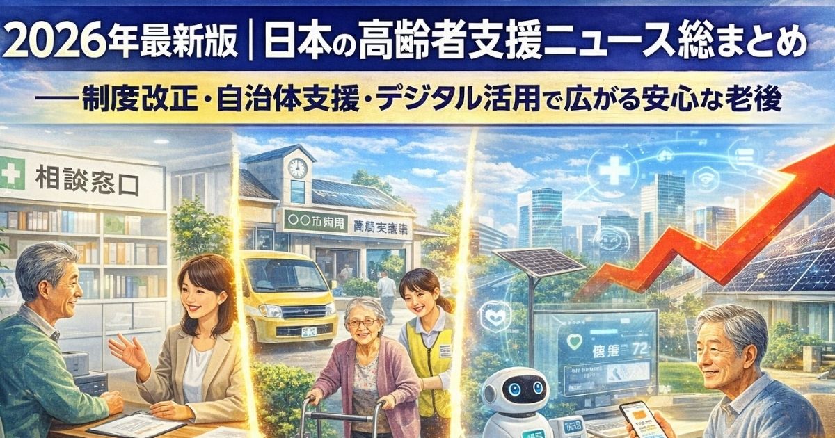 日本の高齢者支援ニュース総まとめ制度改正