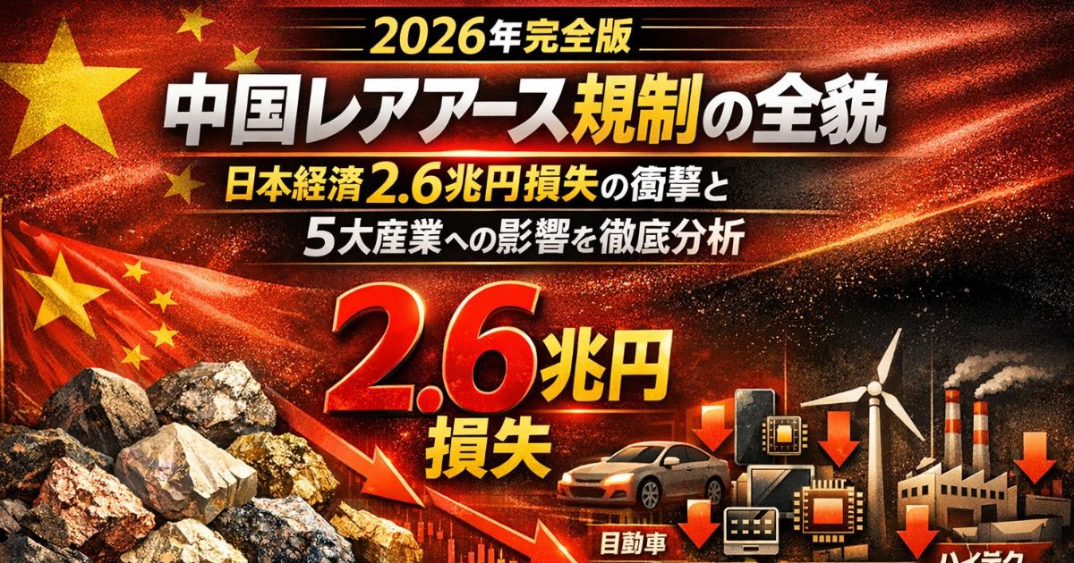 中国レアアース規制の全貌のイメージ画像