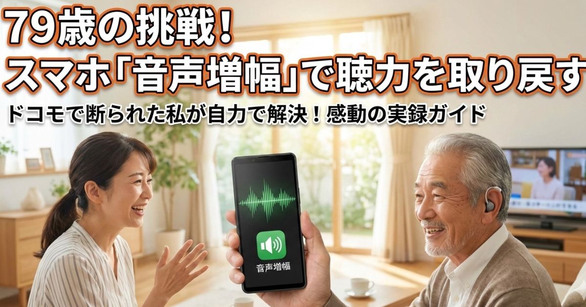 スマホを「魔法の耳」に変えた全記録のイメージ画像