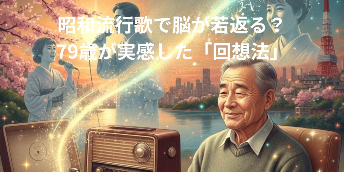 昭和流行歌で脳が若返る？79歳が実感した「回想法」のイメージ画像
