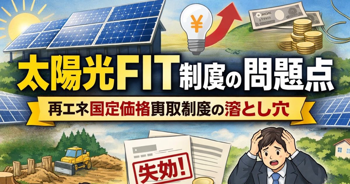 太陽光FIT制度とは何か？のイメージ画像