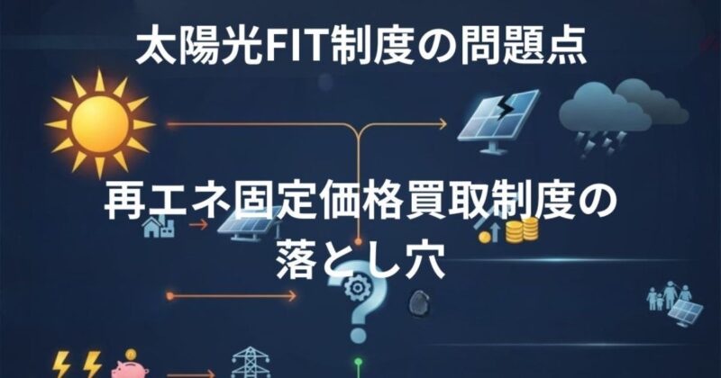 太陽光FIT制度とは何か?のイメージ画像