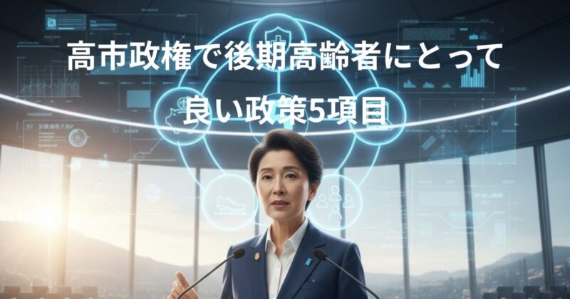 高市政権で後期高齢者が得する政策5選のイメージ画像