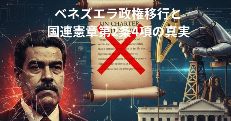ベネズエラ政権移行と国連憲章第2条4項の真実のイメージ画像