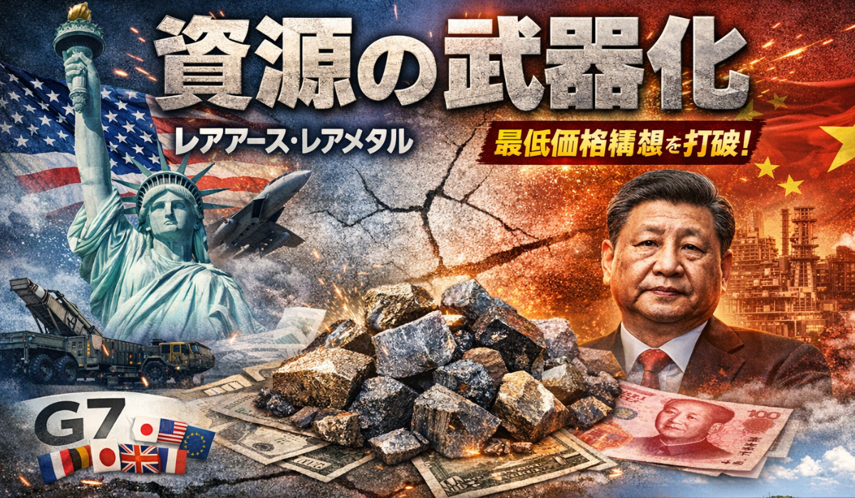 レアアース・レアメタルを巡る米国とG7の反撃のイメージ画像