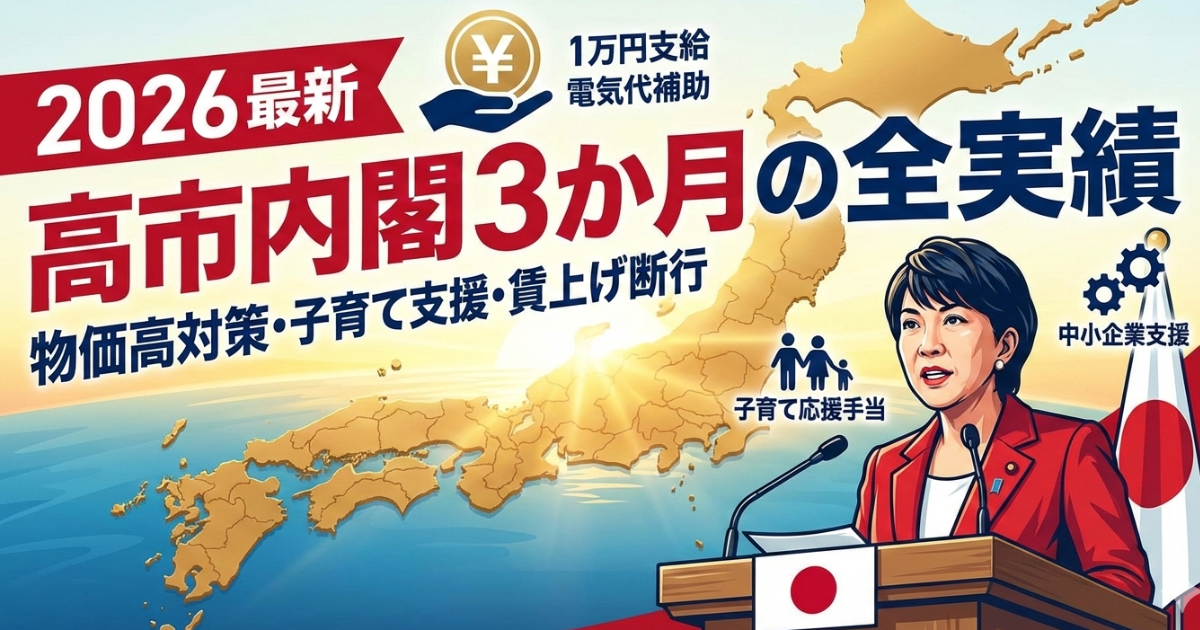 高市内閣の物価高対策まとめ！のイメージ画像