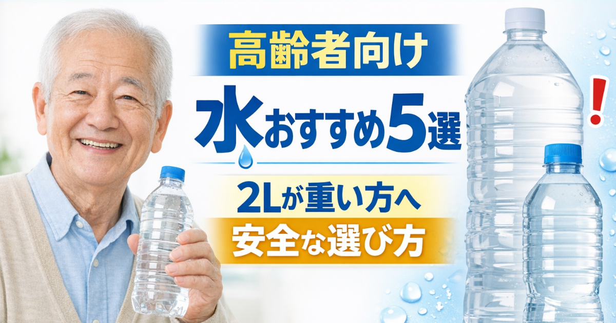 負担を減らせる天然水5商品のイメージ画像