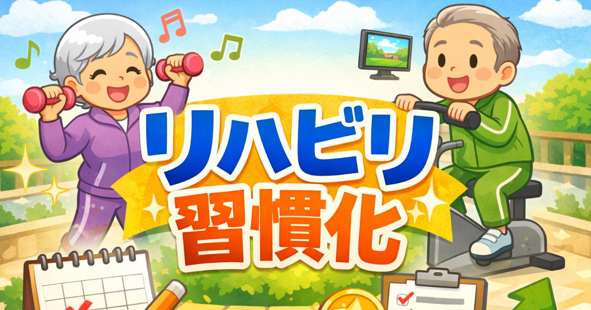 リハビリを無理なく続ける習慣のイメージ画像