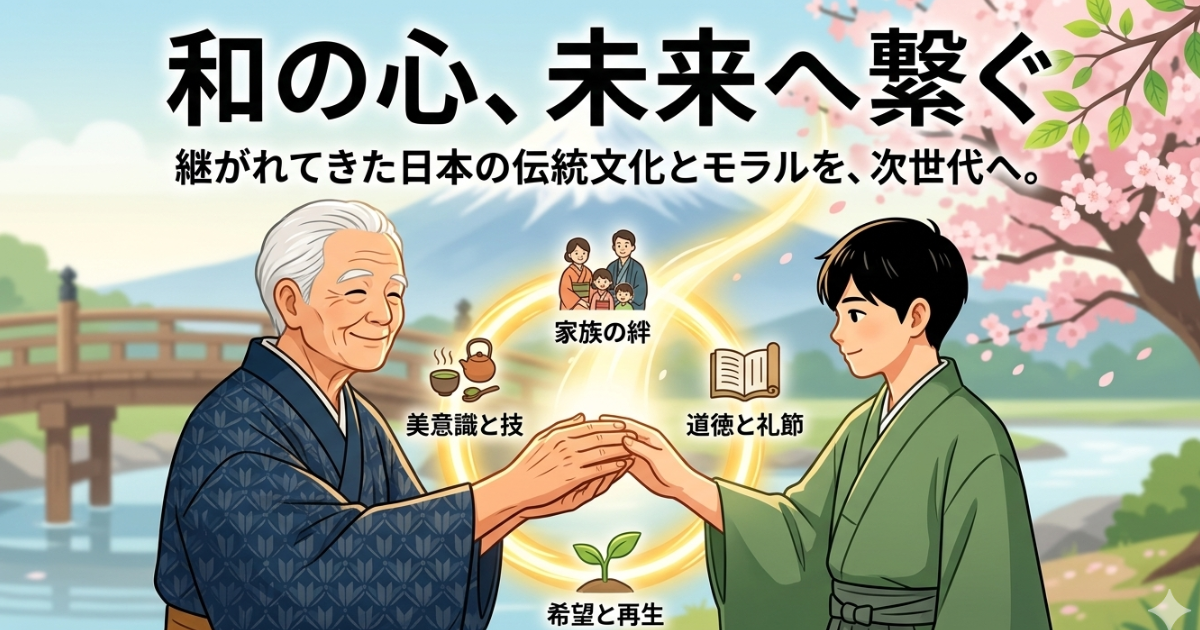 京都・和の心、みらいへ繋ぐ！継がれてきた日本の伝統文化とモラルを、次世代へ。